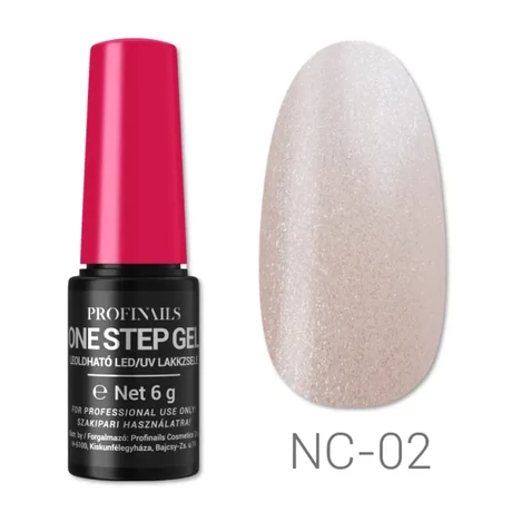 Profinails  One Step Gel LED/UV lakkzselé 6gr No. NC-02