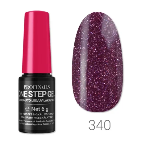 Profinails  One Step Gel LED/UV lakkzselé 6gr No.340