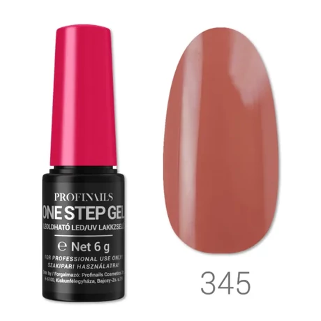 Profinails  One Step Gel LED/UV lakkzselé 6gr No.345