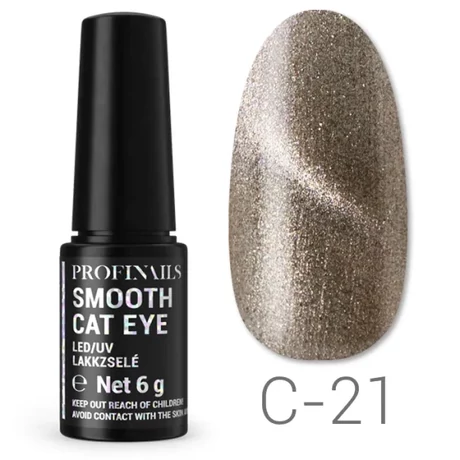 Profinails Smooth Cat Eye LED/UV lakkzselé 6g C 21