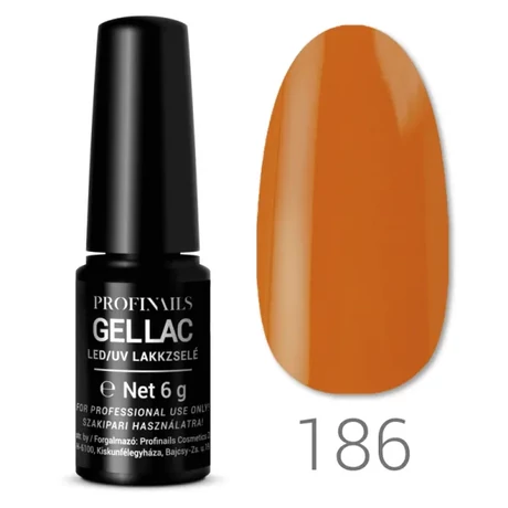 Profinails Gel Lac LED/UV 6g lakkzselé - 186