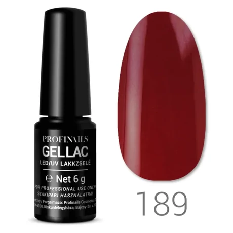 Profinails Gel Lac LED/UV 6g lakkzselé - 189