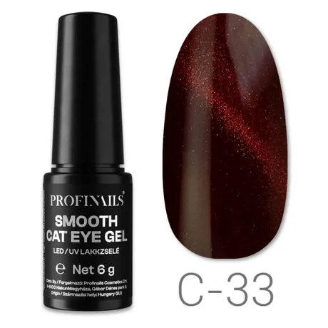 Profinails Smooth Cat Eye LED/UV lakkzselé 6g C 33
