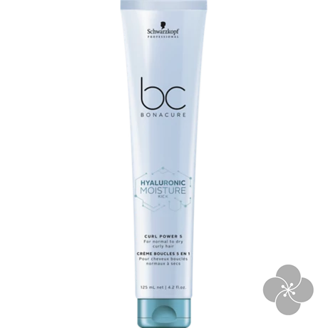 Bonacure Hyaluronic Moisture Kick Curl Power 5 Hidratáló kontroll krém, 125 ml