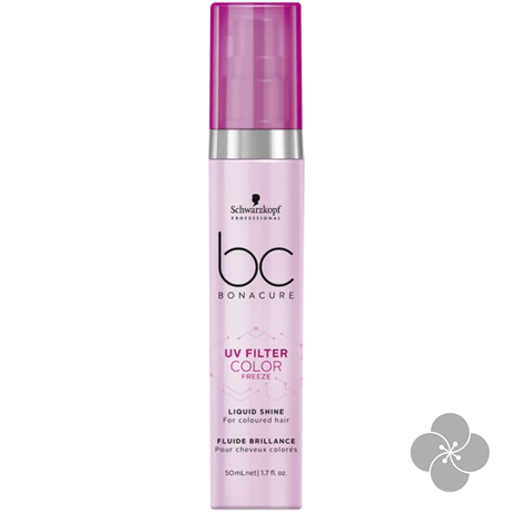 Bonacure 4,5 pH UV filter Color Freeze Liquid Shine Fényesítő hajspray, 50 ml