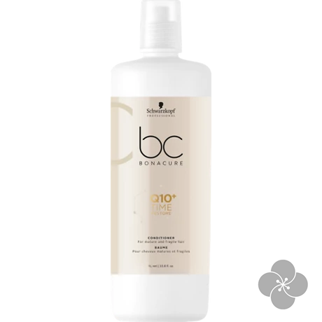 Bonacure Q10+ Time Restore Szerkezetmegújító hajbalzsam, 1000 ml