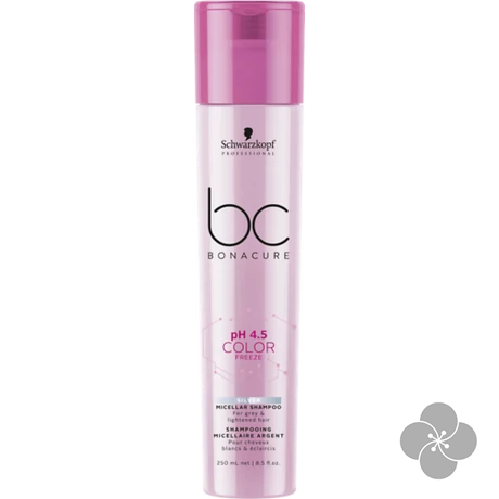 Bonacure 4,5 pH Color Freeze Silver Micellar pigmentált ezüst sampon, 250 ml