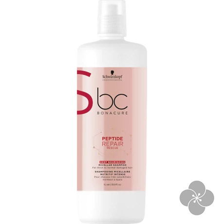 Bonacure PeptideRR Mélyen tápláló, regeneráló sampon vastagszálú hajra, 1000 ml