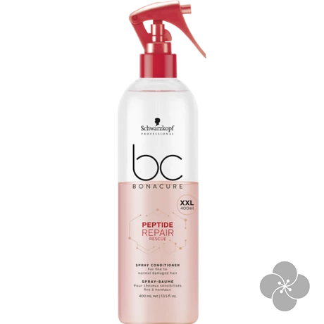 Bonacure Peptide Repair Rescue regeneráló spray hajbalzsam, 400 ml