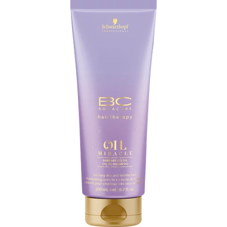 Bonacure Oil Barbary hajerősítő sampon száraz hajra, 200 ml