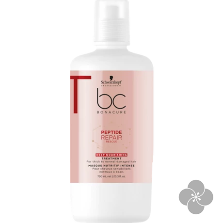 Bonacure PeptideRR Mélyen tápláló, regeneráló pakolás vékonyszálú hajra, 750 ml