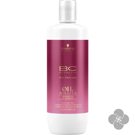 Bonacure Oil Brazilnut sampon brazildió olajjal, 1000 ml