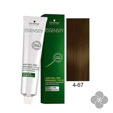 Essensity 4-67 ammóniamentes tartós krémhajfesték, 60 ml