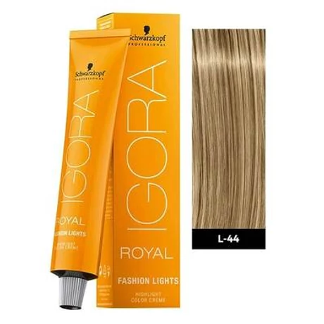 Igora Royal Fashion Lights L-44 krémhajfesték, 60ml
