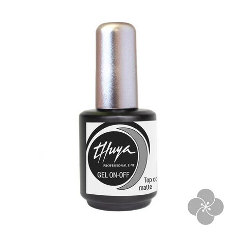 Thuya TOP COAT MATT NO WIPE GÉL ON-OFF 14 ML