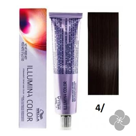 Wella Illumina 4 hajfesték, 60ml