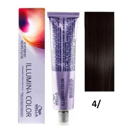 Wella Illumina 4 hajfesték, 60ml
