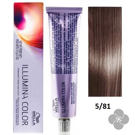 Wella Illumina 5/81 hajfesték, 60ml