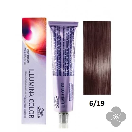 Wella Illumina 6/19 hajfesték, 60ml