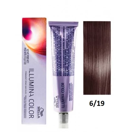 Wella Illumina 6/19 hajfesték, 60ml