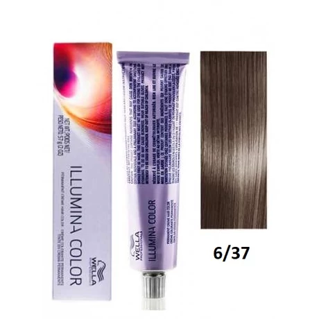 Wella Illumina 6/37 hajfesték, 60ml