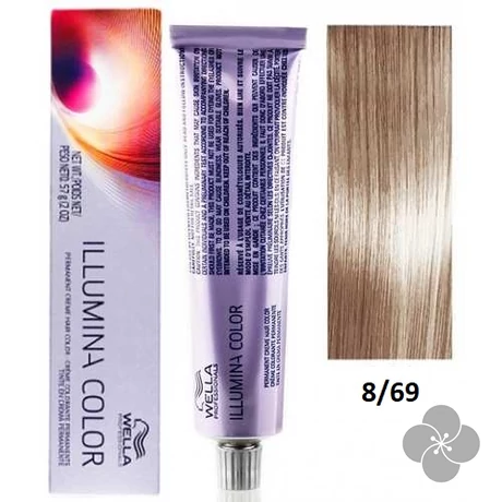 Wella Illumina 8/69 hajfesték, 60ml