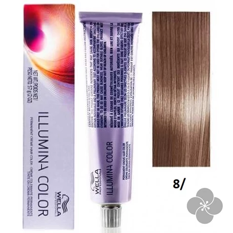 Wella Illumina 8 hajfesték, 60ml