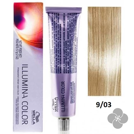 Wella Illumina 9/03 hajfesték, 60ml