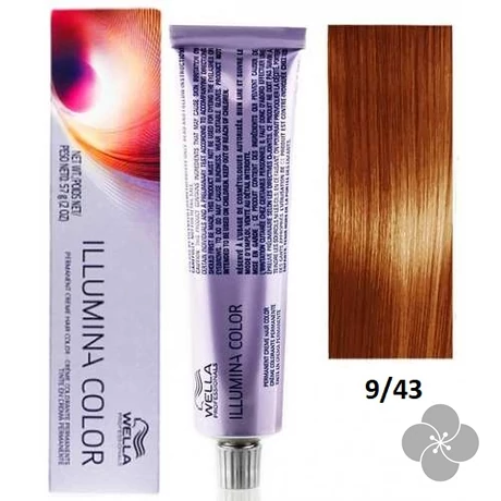 Wella Illumina 9/43 hajfesték, 60ml