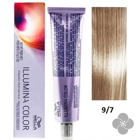 Wella Illumina 9/7 hajfesték, 60ml