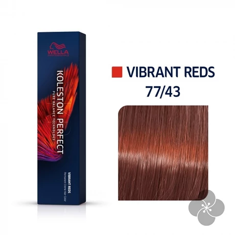 Koleston Perfect ME+ Vibrant RED 77/43 hajfesték, 60ml