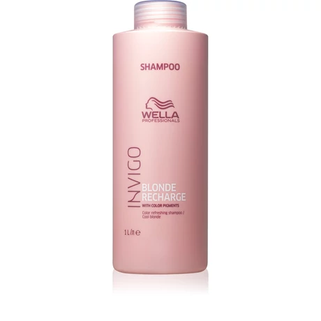 Wella Invigo Cool Blonde sampon hideg szőke hajra, 1000ml