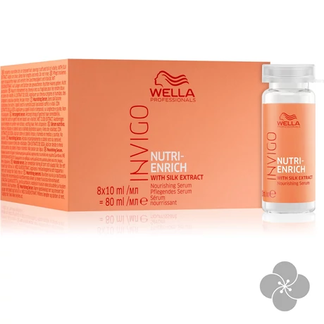 Wella Invigo Nutry Enrich mélyen tápláló és hidratáló szérum, 8x10ml