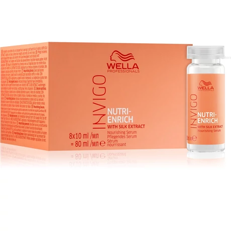 Wella Invigo Nutry Enrich mélyen tápláló és hidratáló szérum, 8x10ml