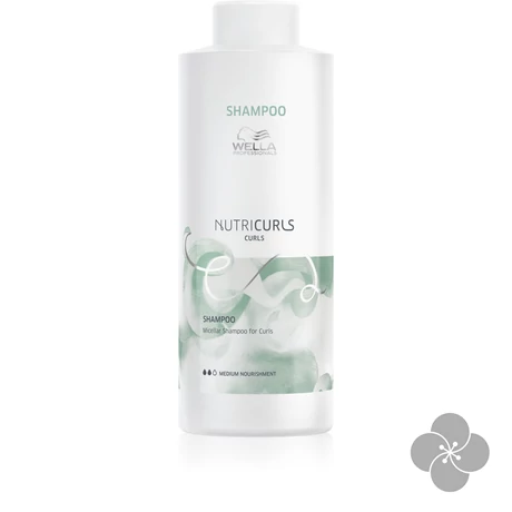 Wella NutriCurls Curls sampon göndör hajra, 1000ml