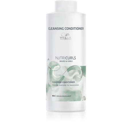 Wella NutriCurls Cleansing tisztító kondicionáló hullámos és göndör hajra, 1000ml