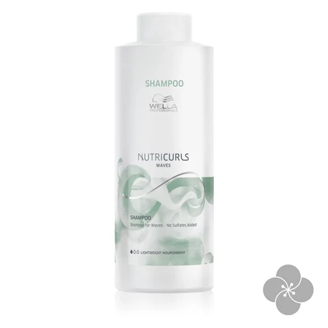 Wella NutriCurls Waves sampon hullámos hajra szulfátok nélkül, 1000ml