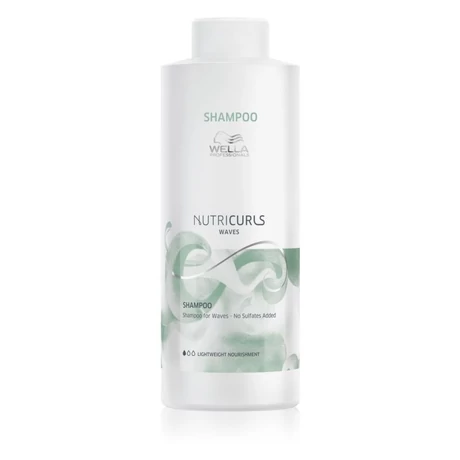 Wella NutriCurls Waves sampon hullámos hajra szulfátok nélkül, 1000ml