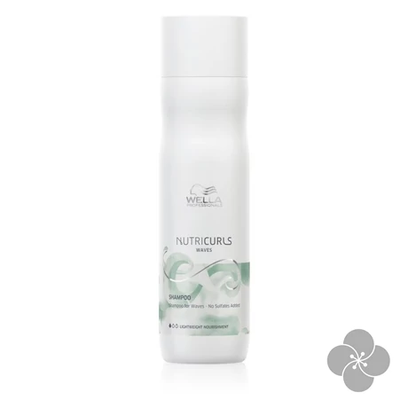 Wella NutriCurls Waves sampon hullámos hajra szulfátok nélkül, 250ml