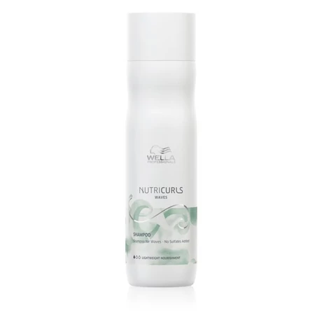 Wella NutriCurls Waves sampon hullámos hajra szulfátok nélkül, 250ml