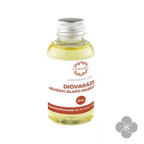 Növényi alapú masszázsolaj dió illattal 50ml