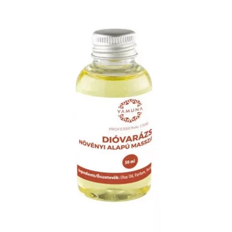 Növényi alapú masszázsolaj dió illattal 50ml