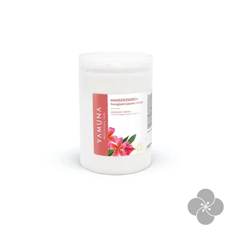 Zsíros masszírozó krém frangipán-jázmin illattal/, 1000 ml, tégely