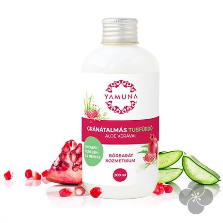 Gránátalmás tusfürdő tubusban, 200ml