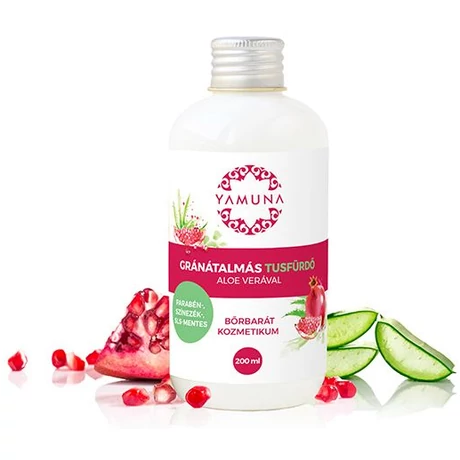 Gránátalmás tusfürdő tubusban, 200ml