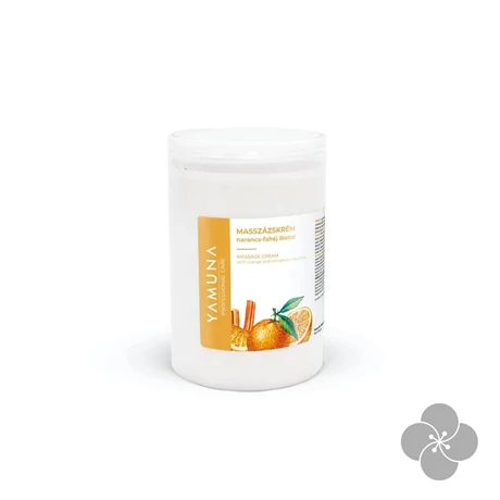 Zsíros masszírozó krém /narancs-fahéj illattal/, 1000 ml, tégely