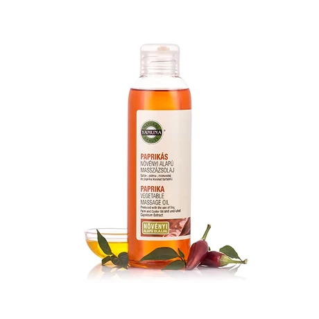Paprika növényi alapú masszázsolaj, 250 ml
