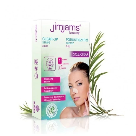 JimJams Beauty Pórustisztító tapasz 3db/doboz - teafalevél kivonattal